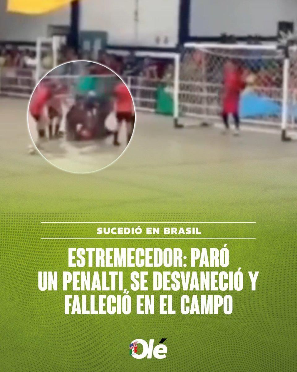 开云App-悲剧!31岁巴西门将用胸口扑出点球,庆祝8秒突然倒下,不幸去世